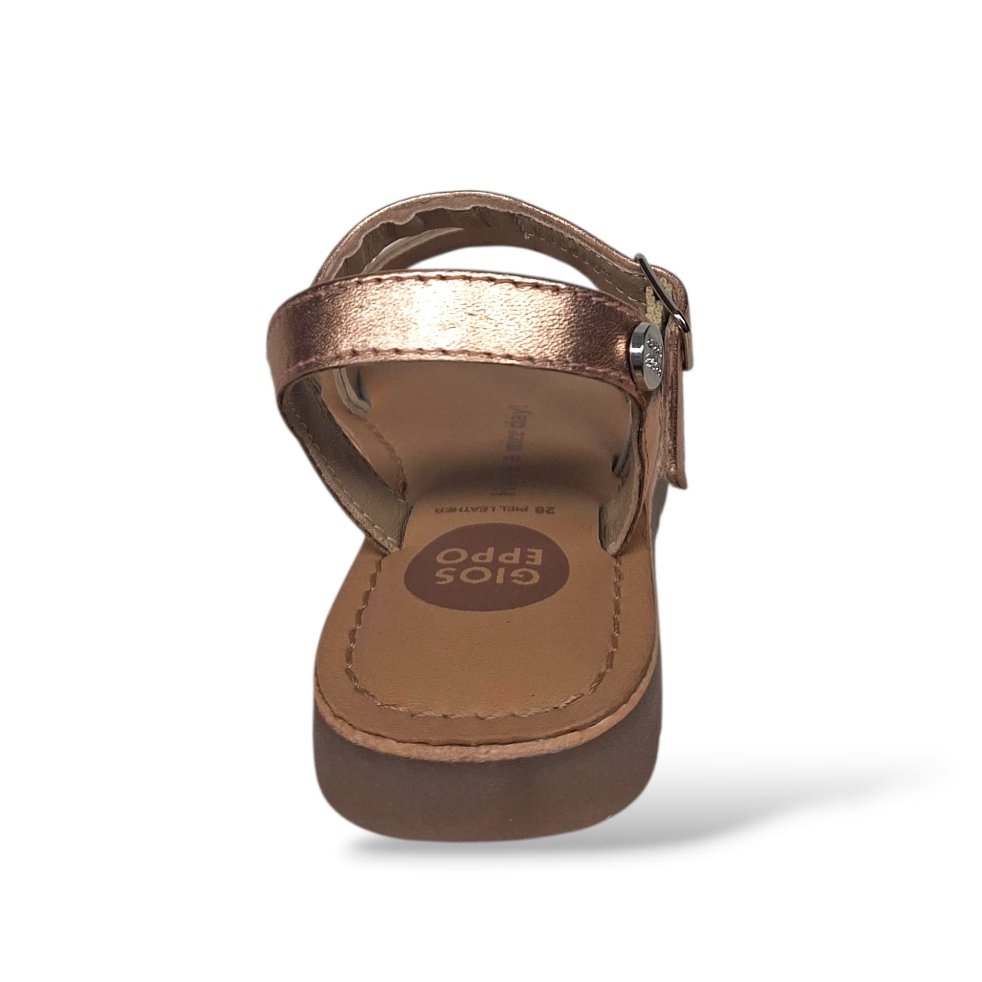 Sandali Bambina GIOSEPPO AWASI 78907 – Oro Rosato in Pelle | Fibia per un Look Rose Gold Romantico e Prezioso - 3
