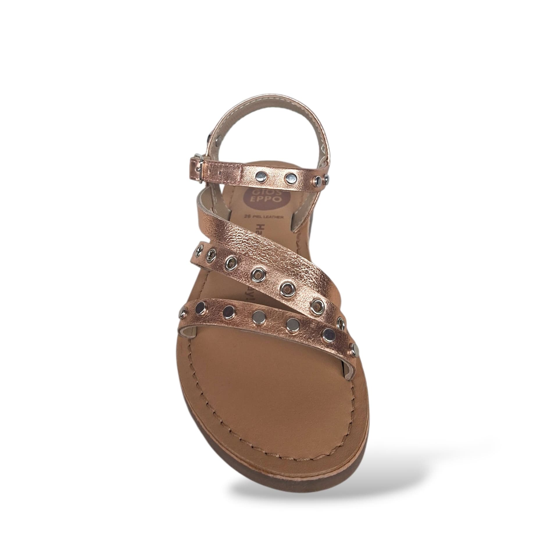 Sandali Bambina GIOSEPPO AWASI 78907 – Oro Rosato in Pelle | Fibia per un Look Rose Gold Romantico e Prezioso - 4