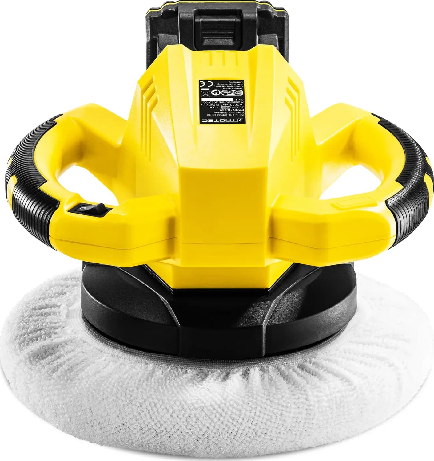Lucidatrice a batteria PPOS-10 20V a movimento eccentrico disco diametro 245mm - 4