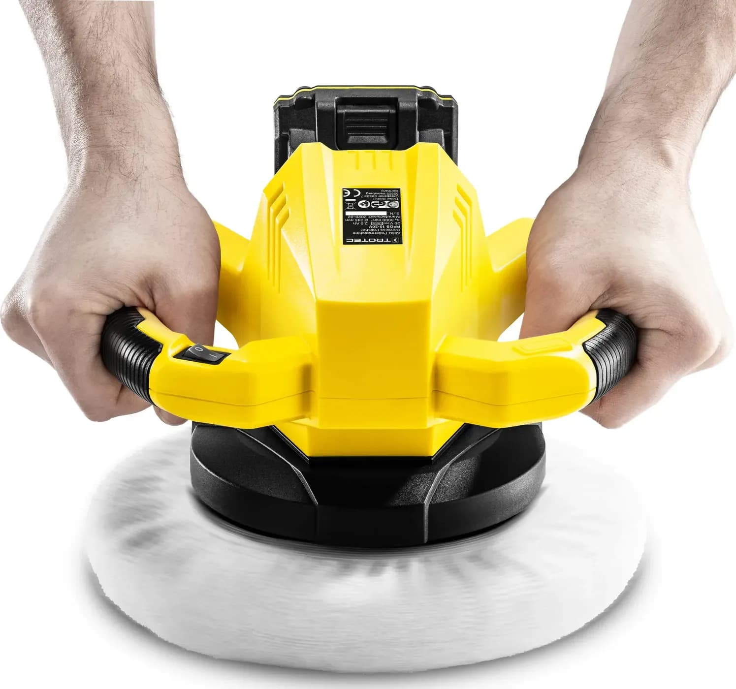 Lucidatrice a batteria PPOS-10 20V a movimento eccentrico disco diametro 245mm - 5