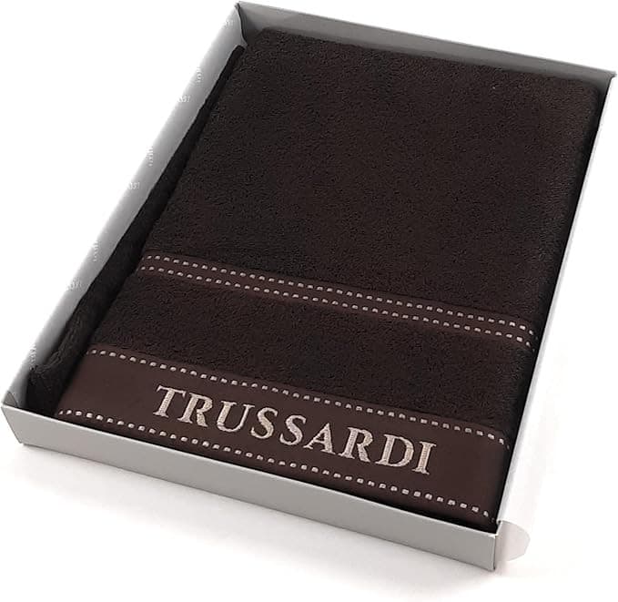 Asciugamani Trussardi Ribbon – Set Bagno Viso + bidet di Lusso in Spugna di Puro Cotone Cimato - 10