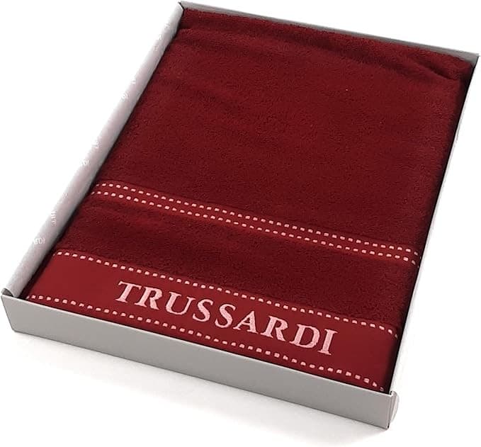 Asciugamani Trussardi Ribbon – Set Bagno Viso + bidet di Lusso in Spugna di Puro Cotone Cimato - 11