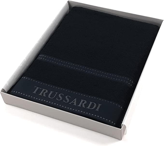 Asciugamani Trussardi Ribbon – Set Bagno Viso + bidet di Lusso in Spugna di Puro Cotone Cimato - 12