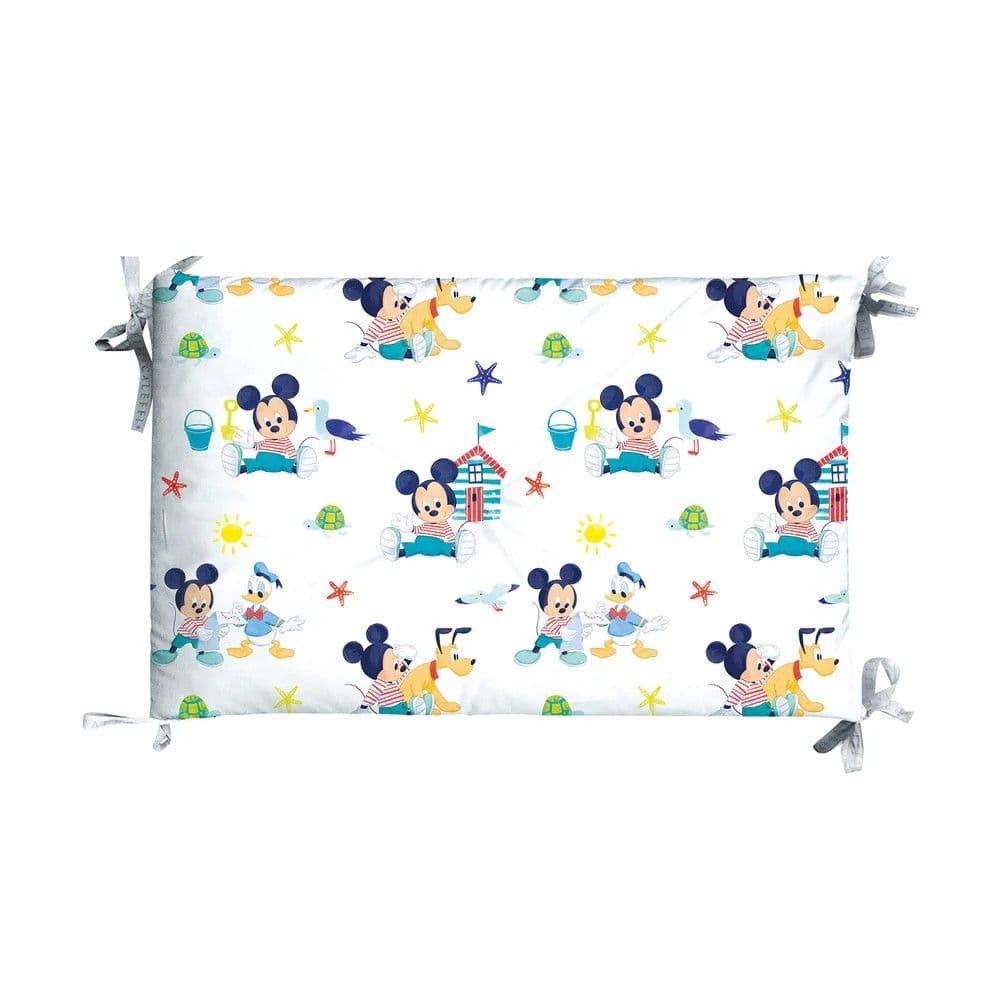 Trapunta e Paracolpi Caleffi Disney Mickey & Pluto ! Caleffi Disney – Set Lettino Culla           d'Eccellenza in Puro Cotone