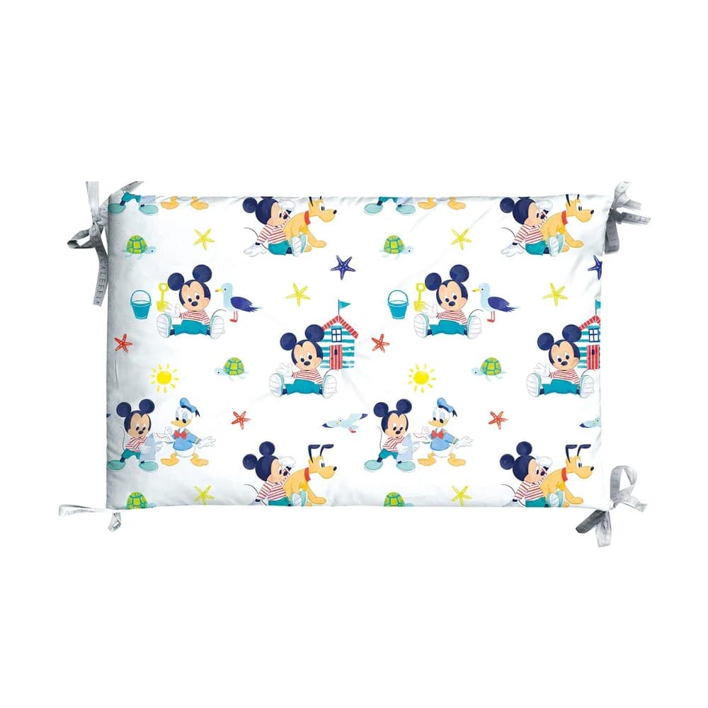 Trapunta e Paracolpi Caleffi Disney Mickey & Pluto ! Caleffi Disney – Set Lettino Culla           d'Eccellenza in Puro Cotone