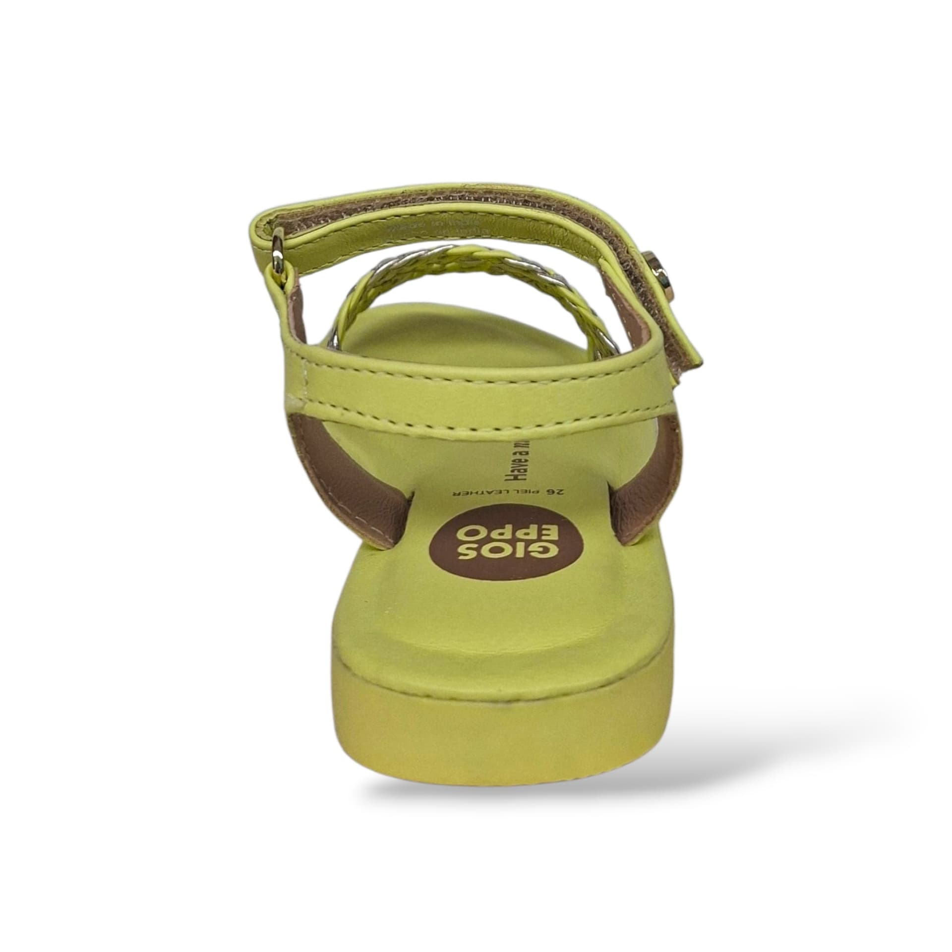 Sandali Bambina GIOSEPPO MAHIU 78894 – Giallo in Pelle | Velcro per un Look Solare e Pieno di Luce - 3