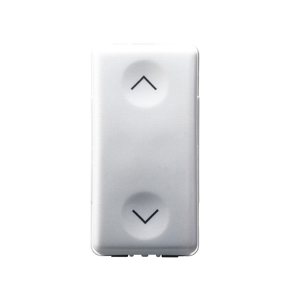 Doppio pulsante saliscendi serie Gewiss System White