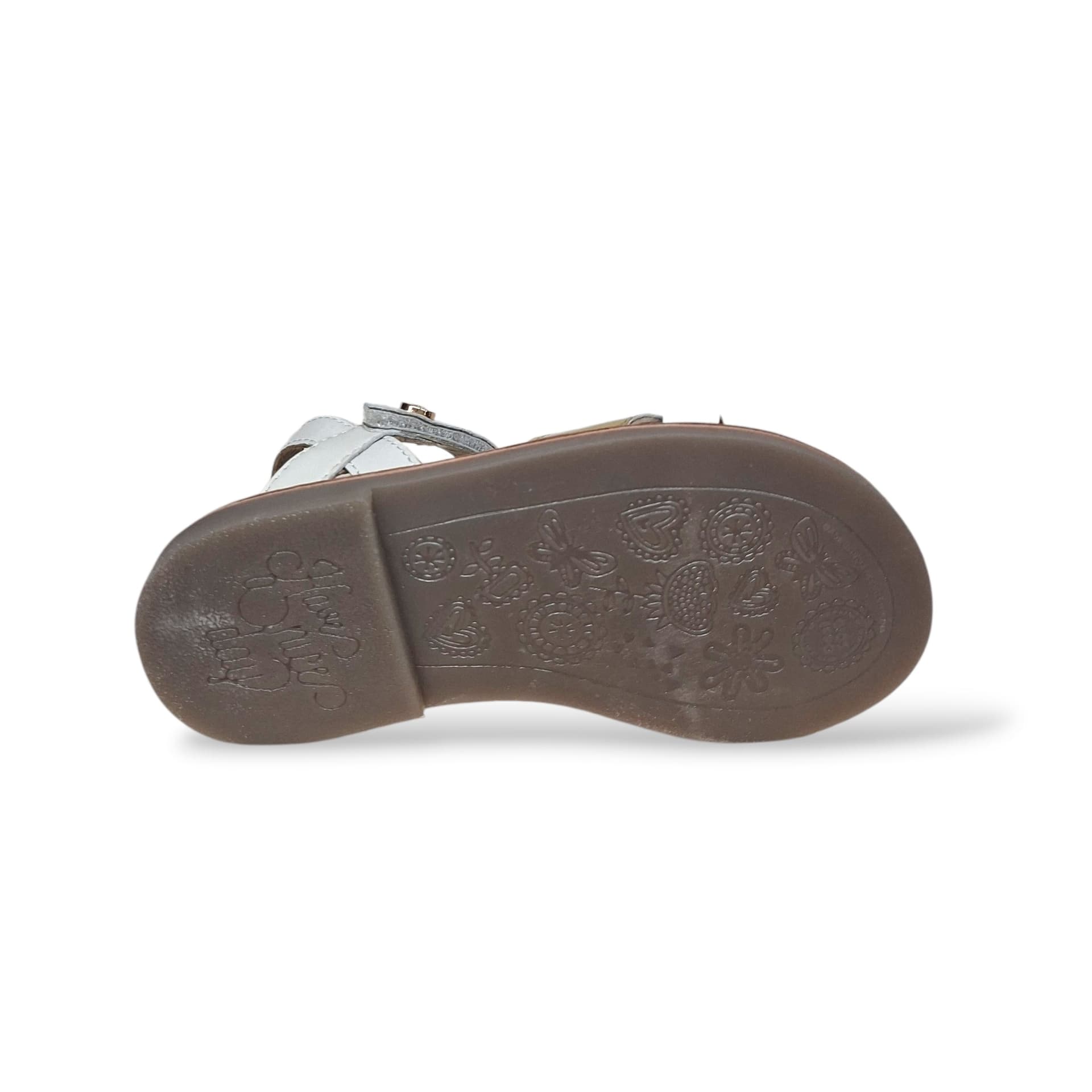 Sandali Ragazza GIOSEPPO AWENDO 78913 – Bianco e Argento in Pelle | Velcro per un Look Luminoso e Sofisticato - 5