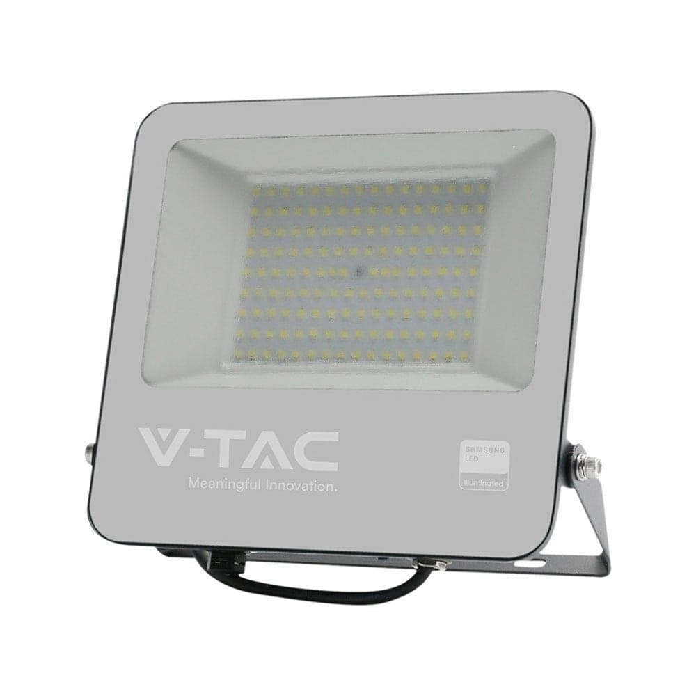 Faro LED SMD Chip Samsung 100W Cavo 1m Colore Nero 4000K IP65