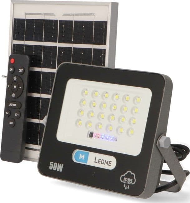 FARO SOLARE 50W 6000K MODELLO MILAN - IP65 - 1