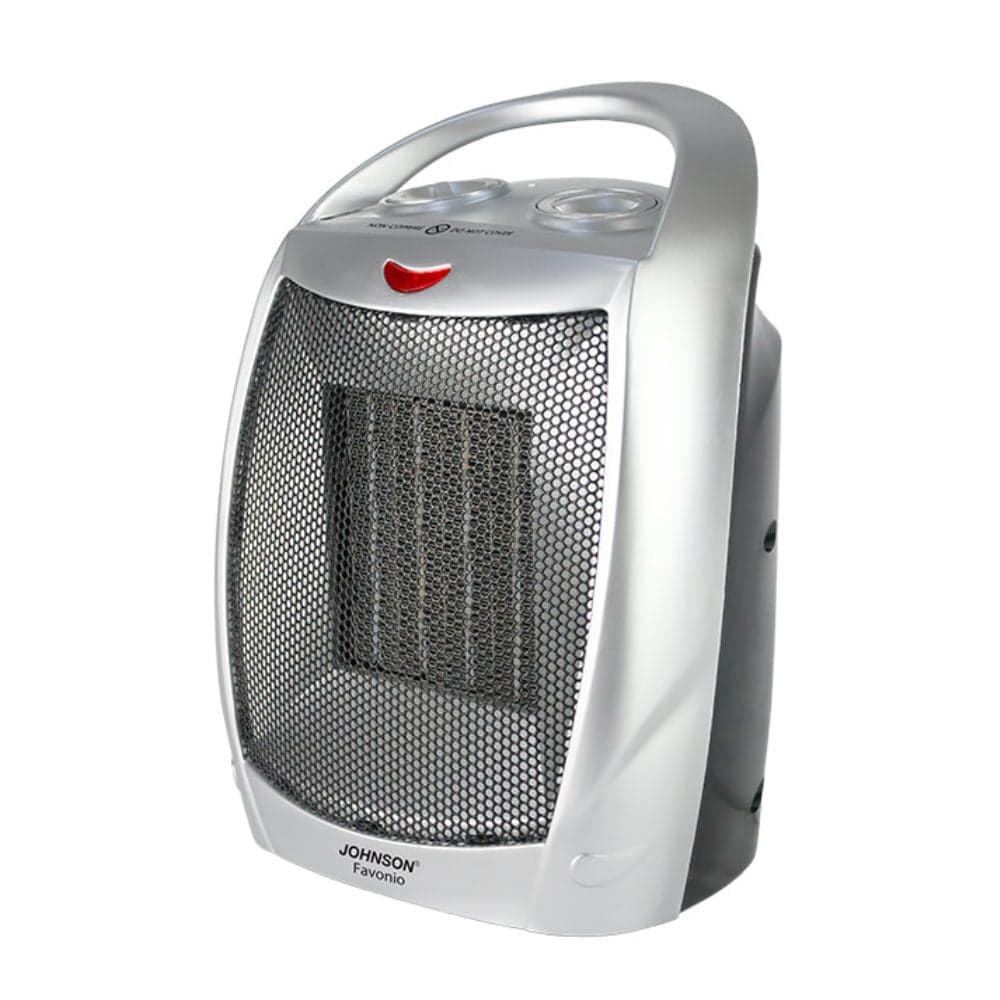 FAVONIO TERMOVENTILATORE 1500W - TermostatoRegolabile - Spia Luminosa - Protezione Anti-surriscaldamento e spegnimento automatico in caso di ribaltimento