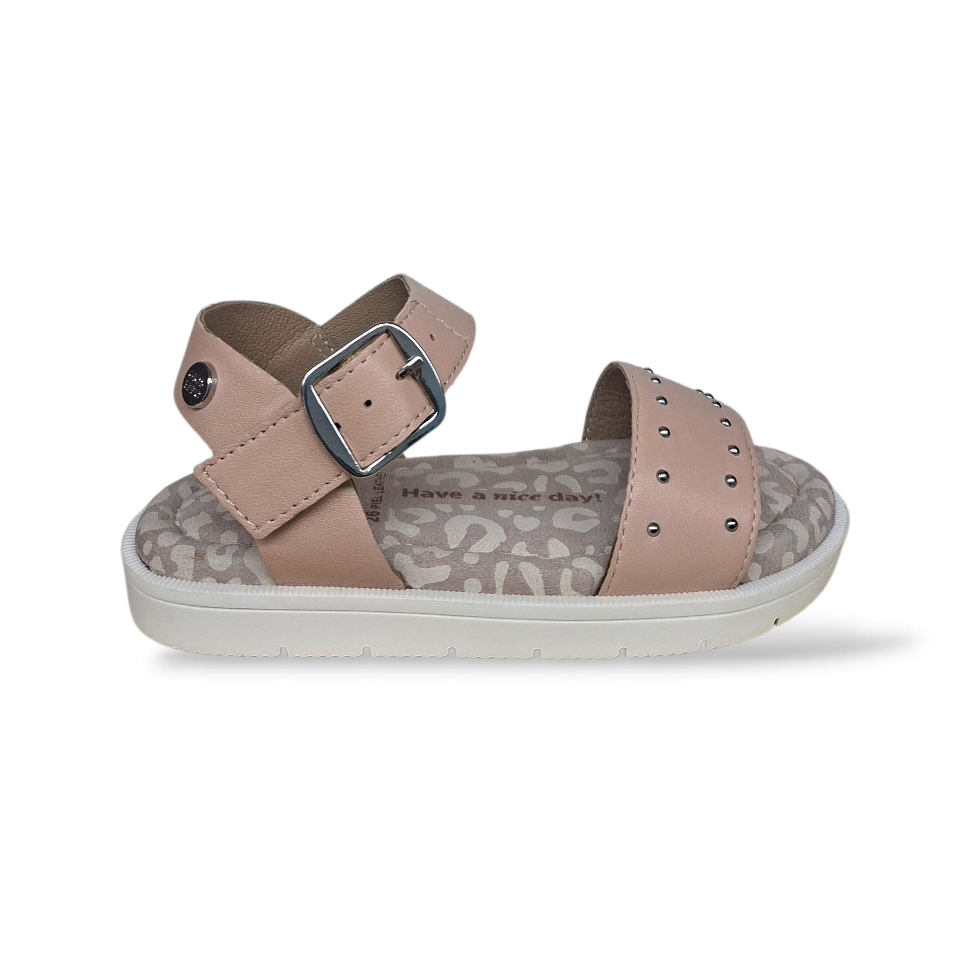 Sandali Bambina GIOSEPPO CABERFAE 78921 – Nude in Pelle | Fibia per un Look Sofisticato e Senza Tempo