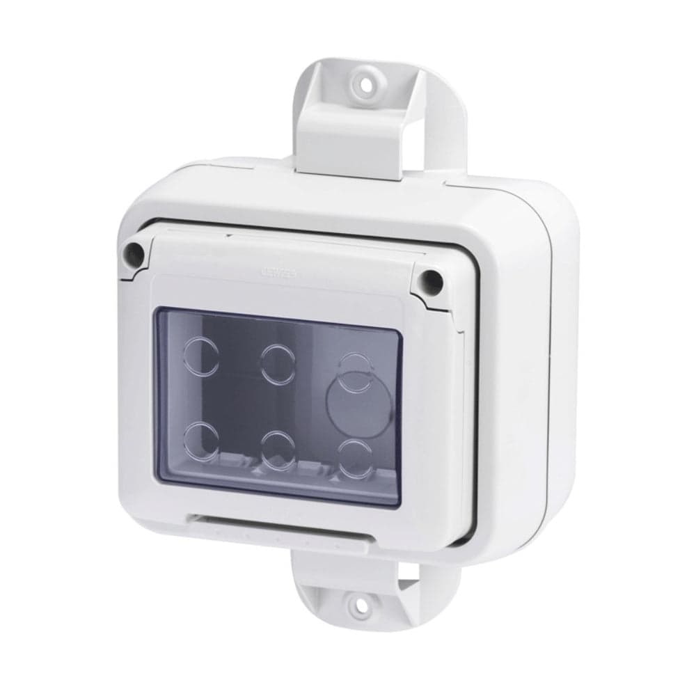 Gewiss contenitore per apparecchi System stagno 3 posti fissaggio abbraccio palo IP55 - 1