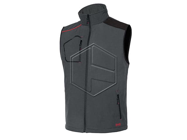 GILET SOFTSHELL KIDDY GRIGIO XL 04506B - 1
