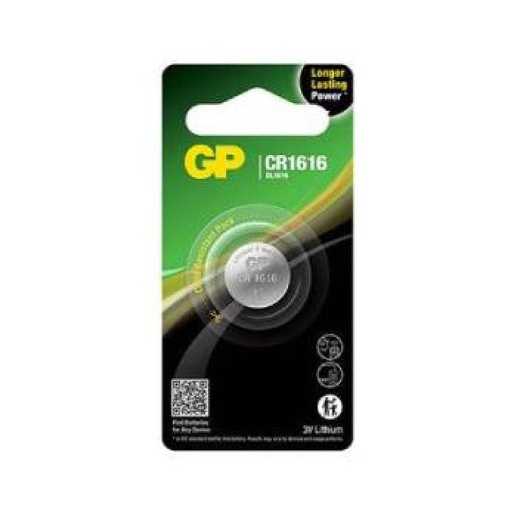 GP Battery Batteria al Litio a Bottone 3V CR1616 (Blister 1 Pezzo) - 1