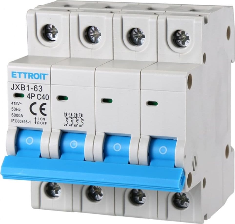 Interruttore Magnetotermico 4P 40A 380V-6KA