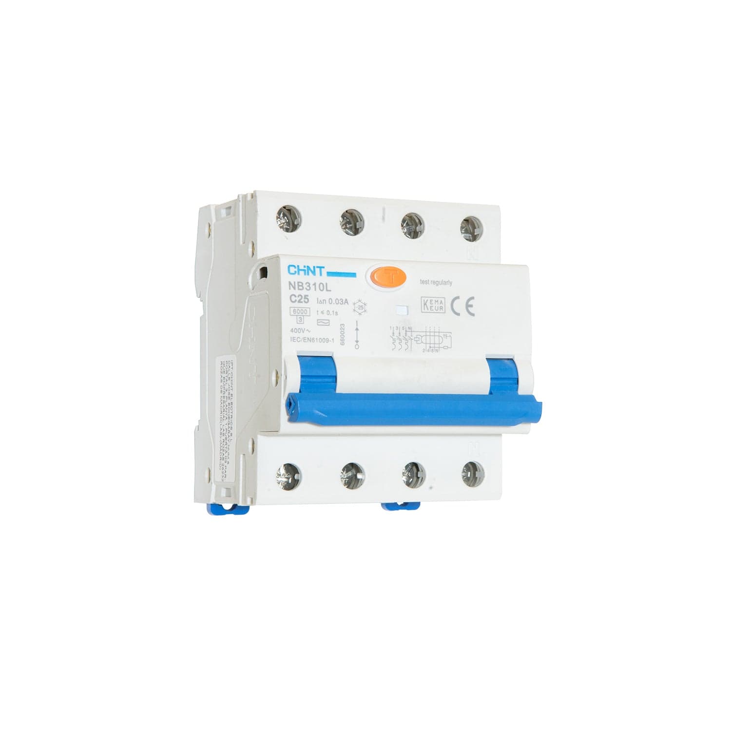 Interruttore magnetotermico differenziale Compact 3P+N 16A 300mA 6kA Curva C TIpo AC 4M