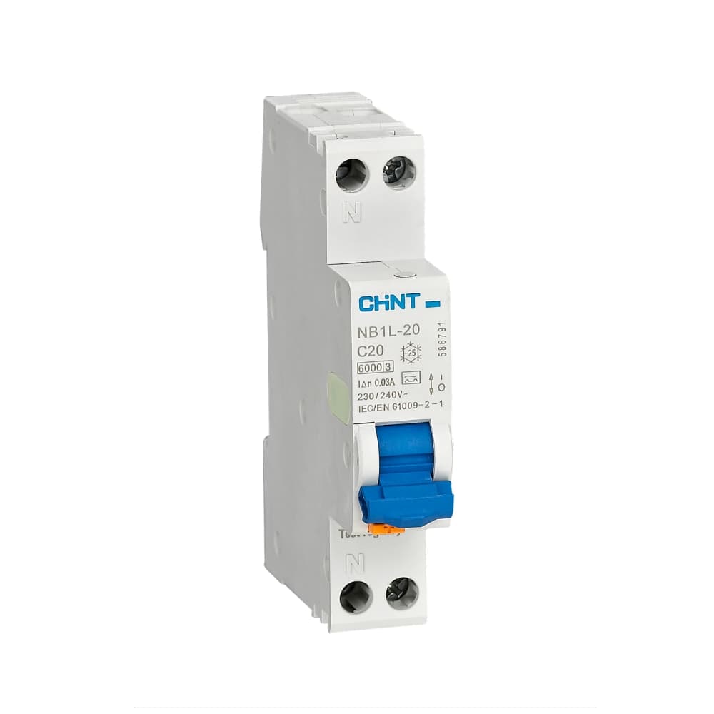 Interruttore magnetotermico differenziale elettromeccanico Curva C 16 A- 1 P+N - 6 kA - 30mA A - 1