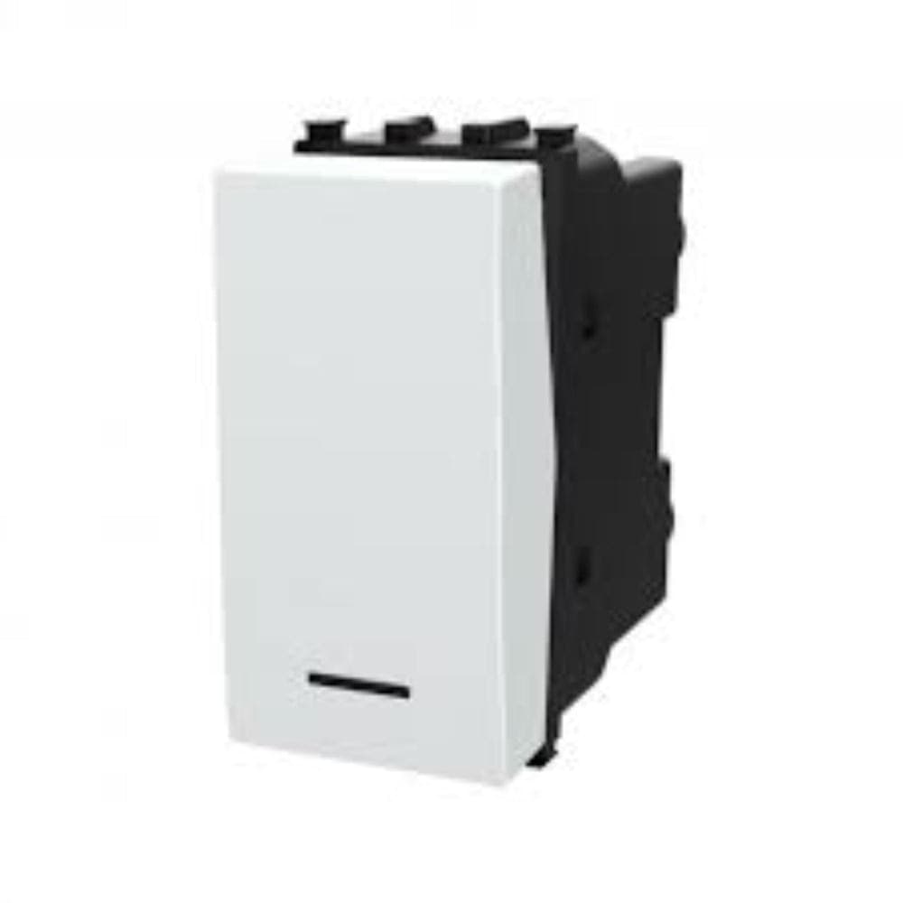 INTERRUTTORE UNIPOLARE BIANCO comp. Plana - 1
