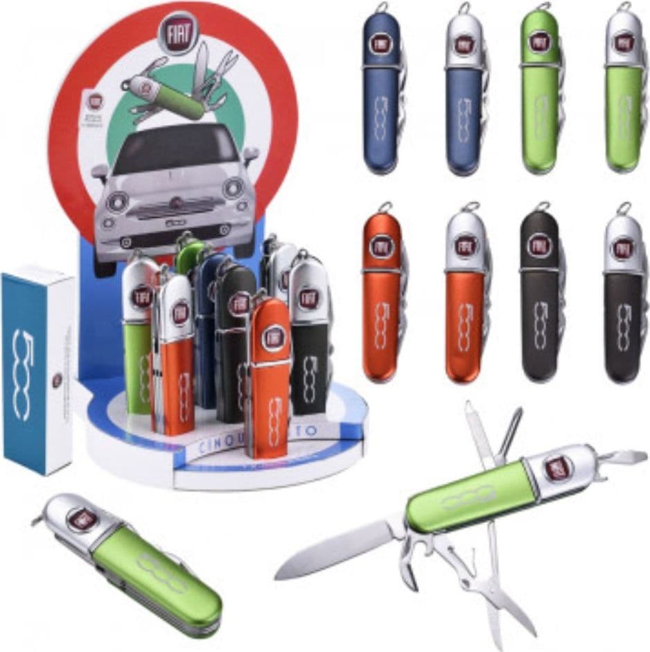 KIT ESPOSITORE COLTELLINI MULTIFUNZIONE FIAT 8 PZ - PREZZO A CONFEZIONE