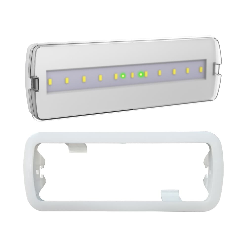 Lampada d'emergenza incasso e superficie SE+SA - 1