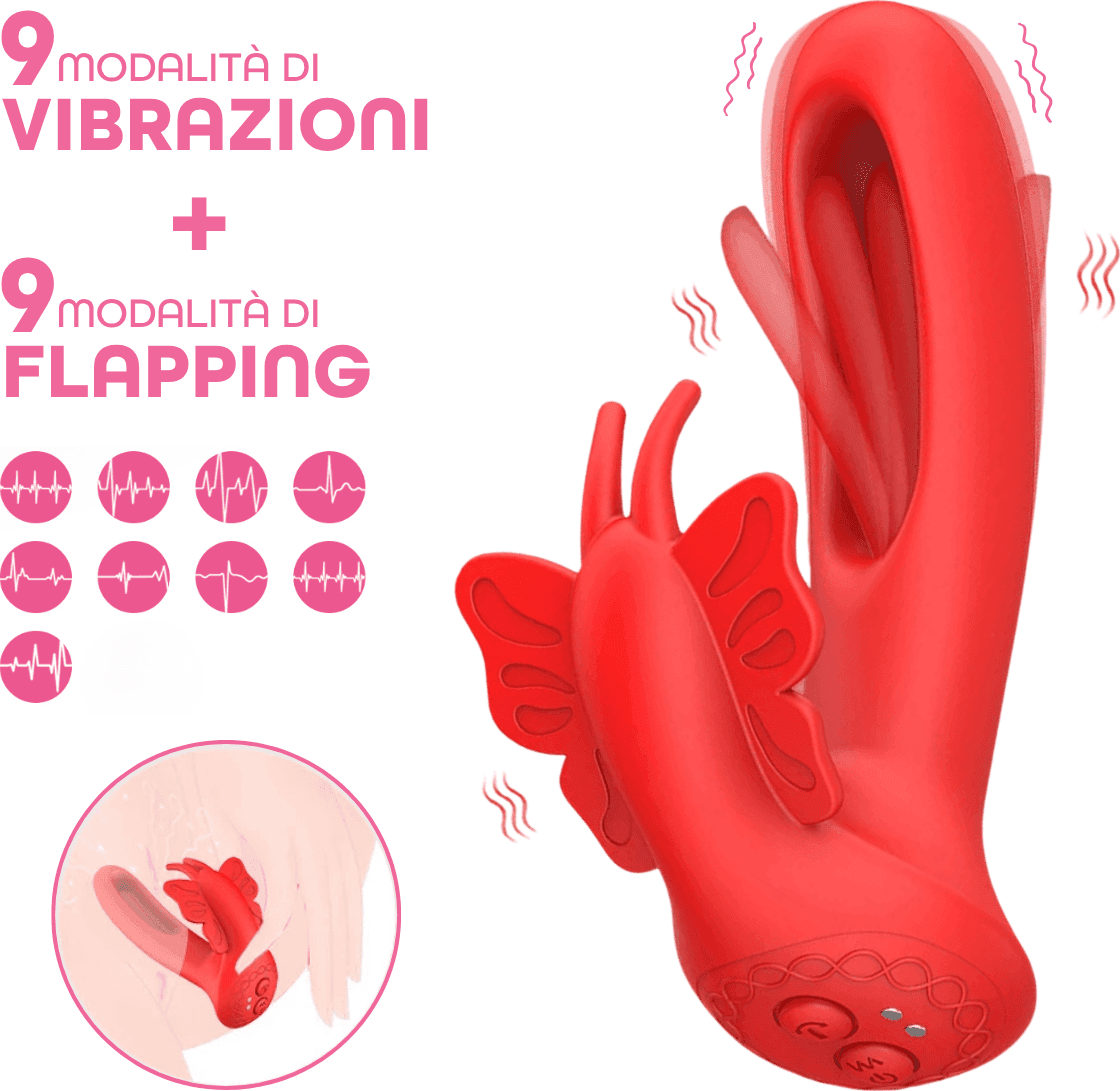 Vibratore Indossabile con Telecomando Doppia Stimolazione Clitoride e Punto G Sex - 3