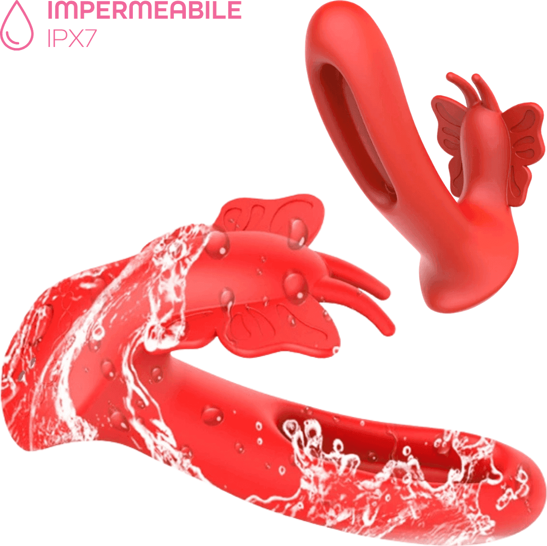 Vibratore Indossabile con Telecomando Doppia Stimolazione Clitoride e Punto G Sex - 7