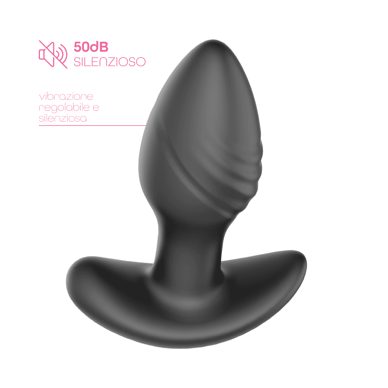 Butt Plug Anale Vibratore Dilatatore Sex Toys Anal Ruota e Vibra con Telecomando - 8
