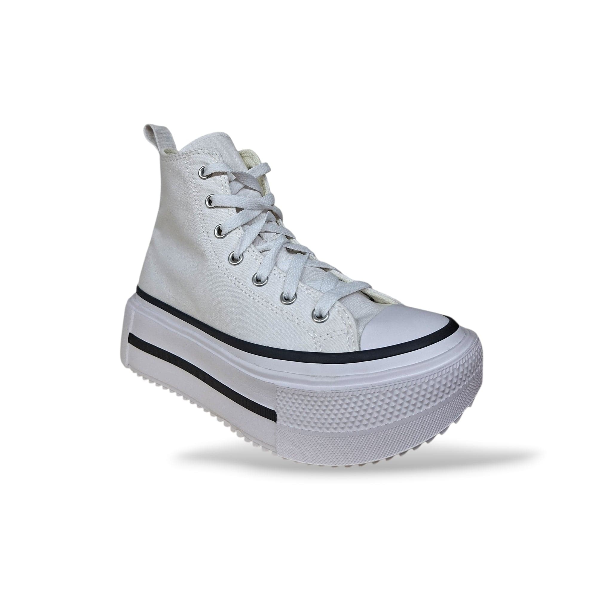 Sneakers Converse Chuck Taylor Platform A18758C Bianche Donna e Ragazza | Zeppa Femminile - 2