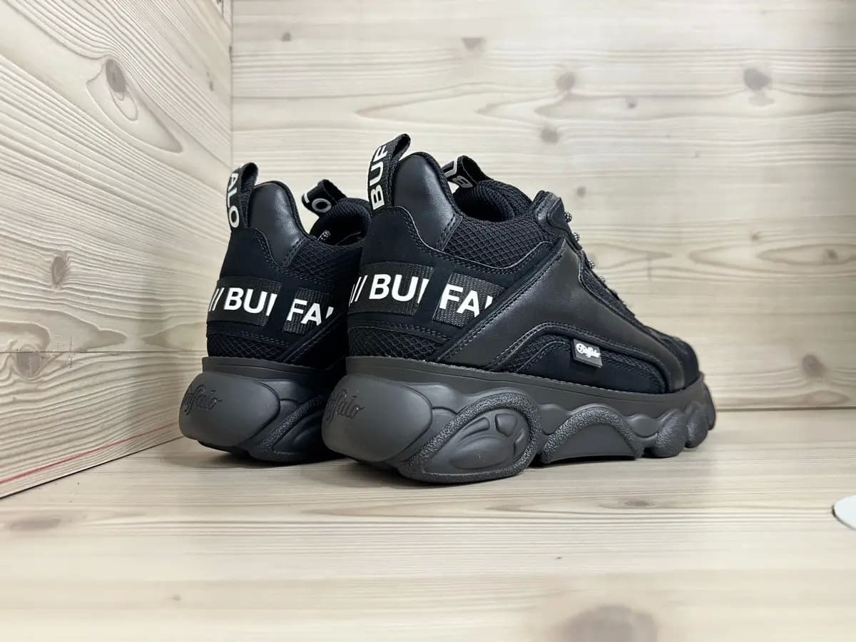 Buffalo Sneakers donna CLD CHAI vegan nubuck mesh black - 2