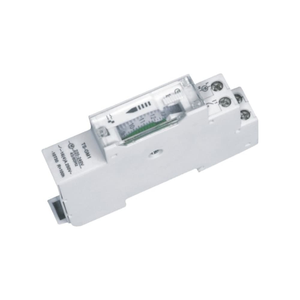 MKTI-1014 - Timer meccanico giornaliero industriale su guida DIN a 1 modulo