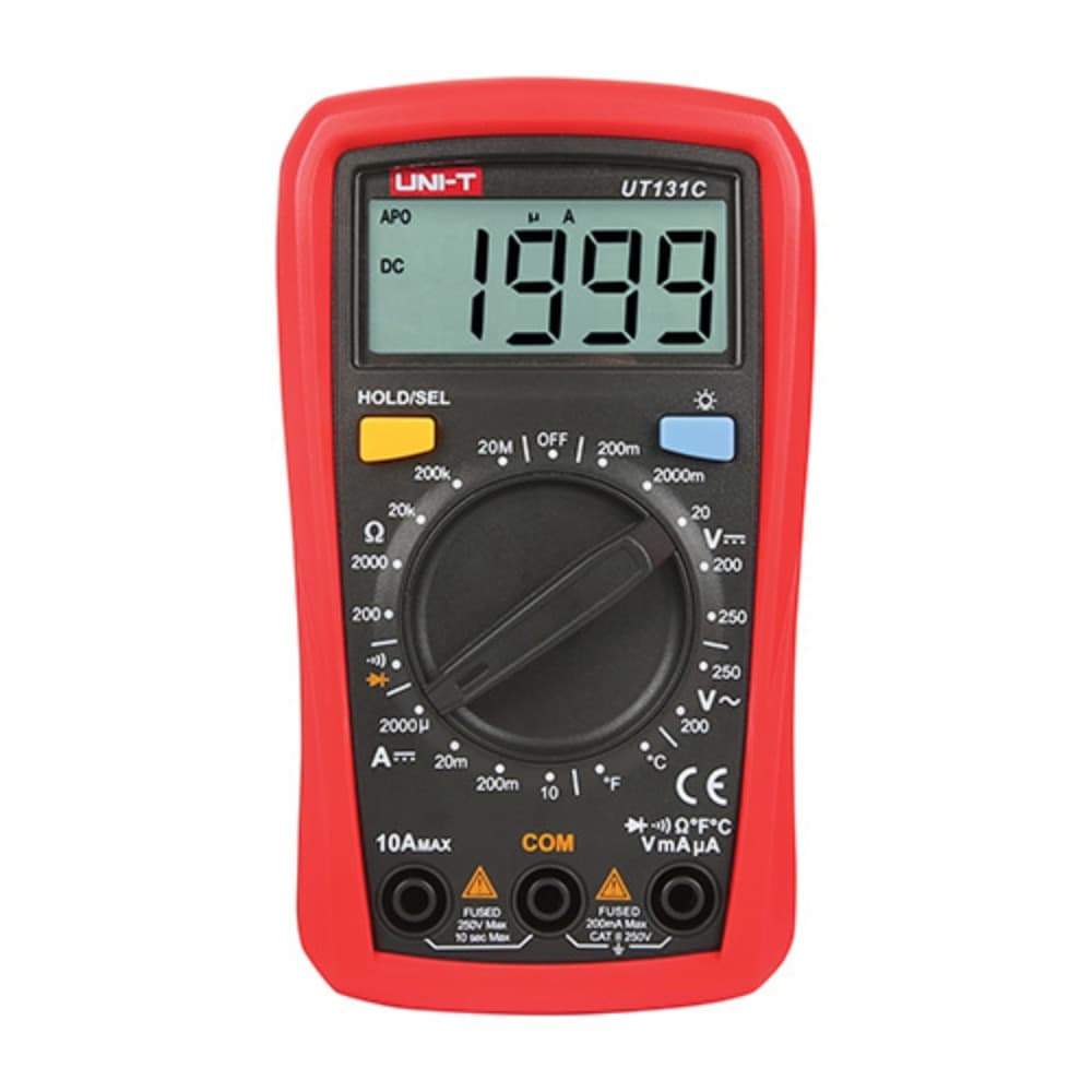 Multimetro Digitale UNI-T palmare con temperatura UT131C - 1
