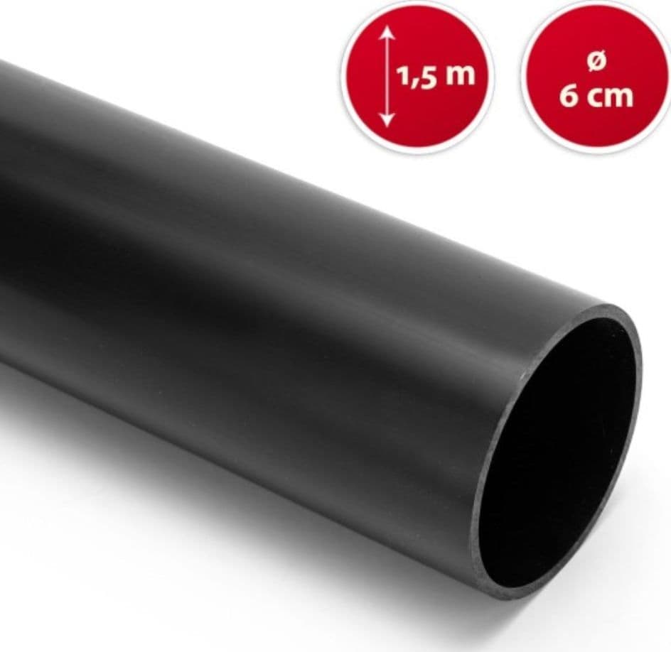 Palo diametro 60mm lunghezza 150cm in abs per serie apolux - 1