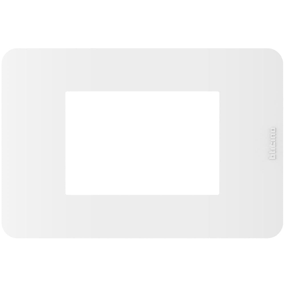Placca MatixGO 3 moduli - Bianco - materiale tecnopolimero