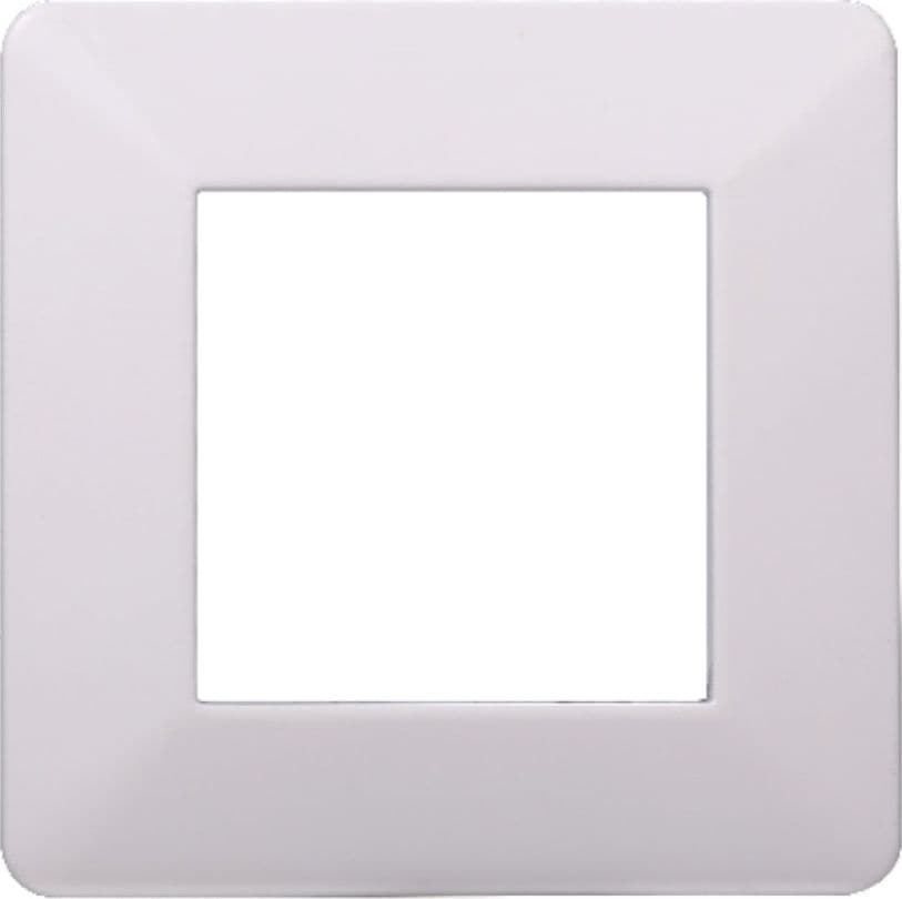 PLACCA PLASTICA 2P BIANCA - Comp. Plana