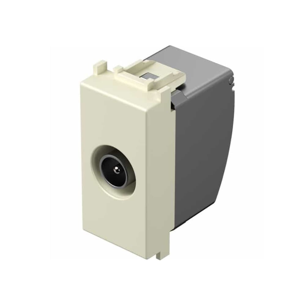 PRESA TV TERMINALE 1dB 1M IW Colore Panna - 1