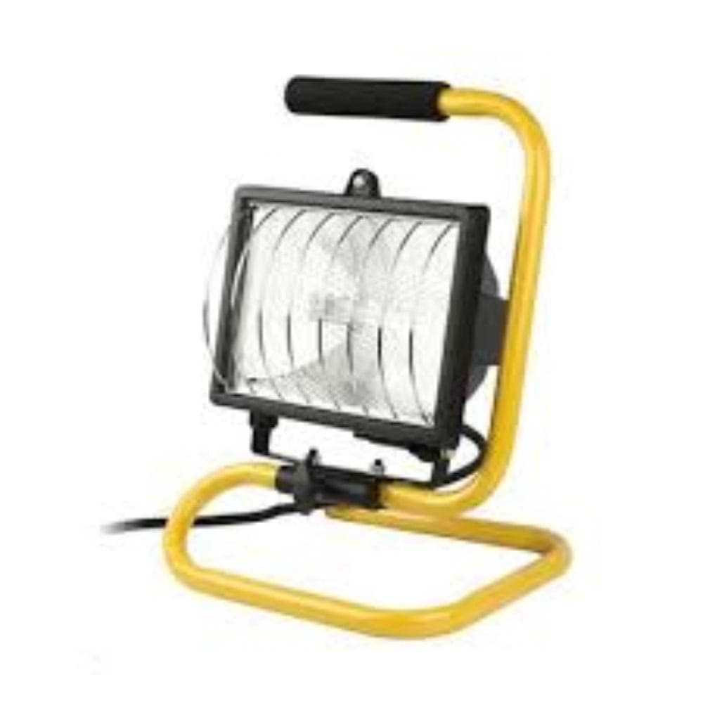 PROIETTORE ALOGENO 400W IP54 CON SPINA SCHUKO - 1