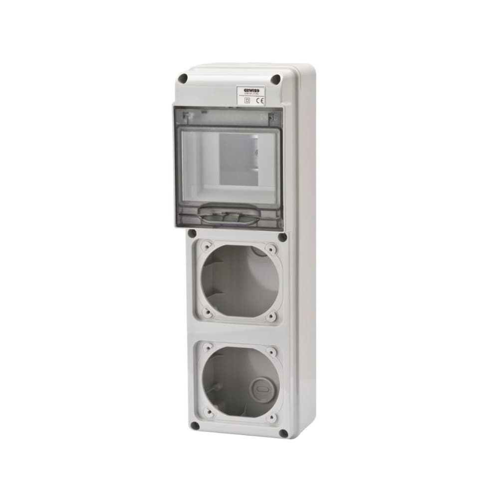 Quadro 5 Moduli con 1 flangia per prese CEE 16A ad incasso Gewiss