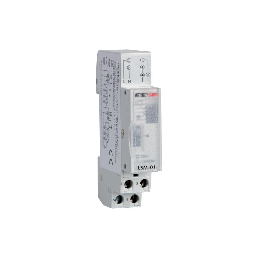 RELE LUCE SCALE DIN 3'4 FILI 230V - 1