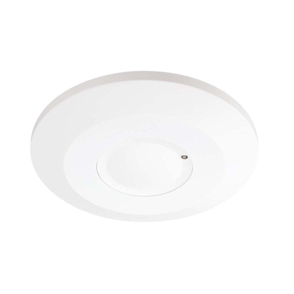 Sensore di Movimento a Microonde 1000W Rilevamento a 360° Montaggio a Plafone Colore Bianco
