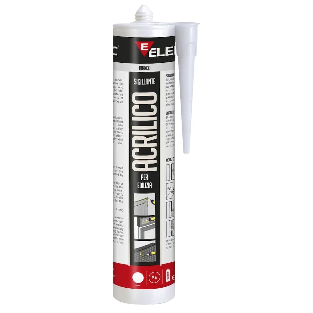 Sigillante Elematic Acrilio 280ml Bianco