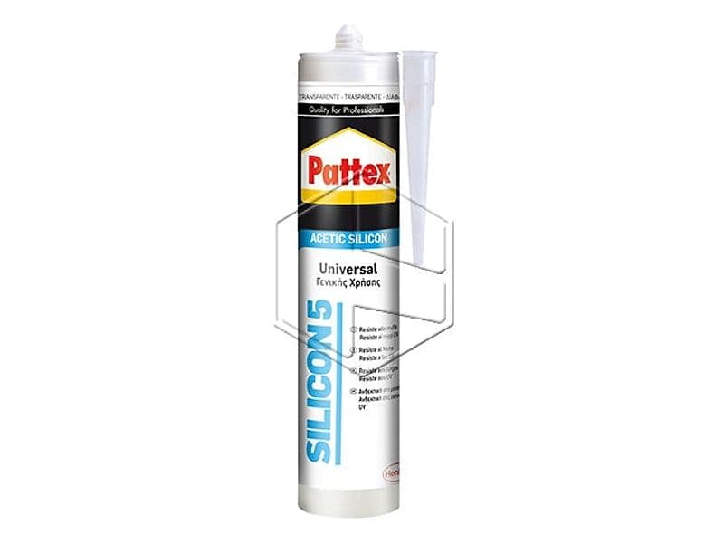 SILICONE ACETICO ANTIMUFFA SILICON 5 TRASPARENTE