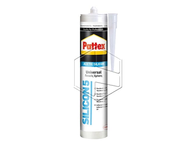 SILICONE ACETICO ANTIMUFFA SILICON 5 TRASPARENTE