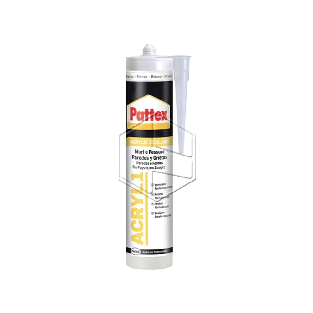 SILICONE ACRILICO ACRIL-ONE VERNICIABILE  BIANCO  ML300