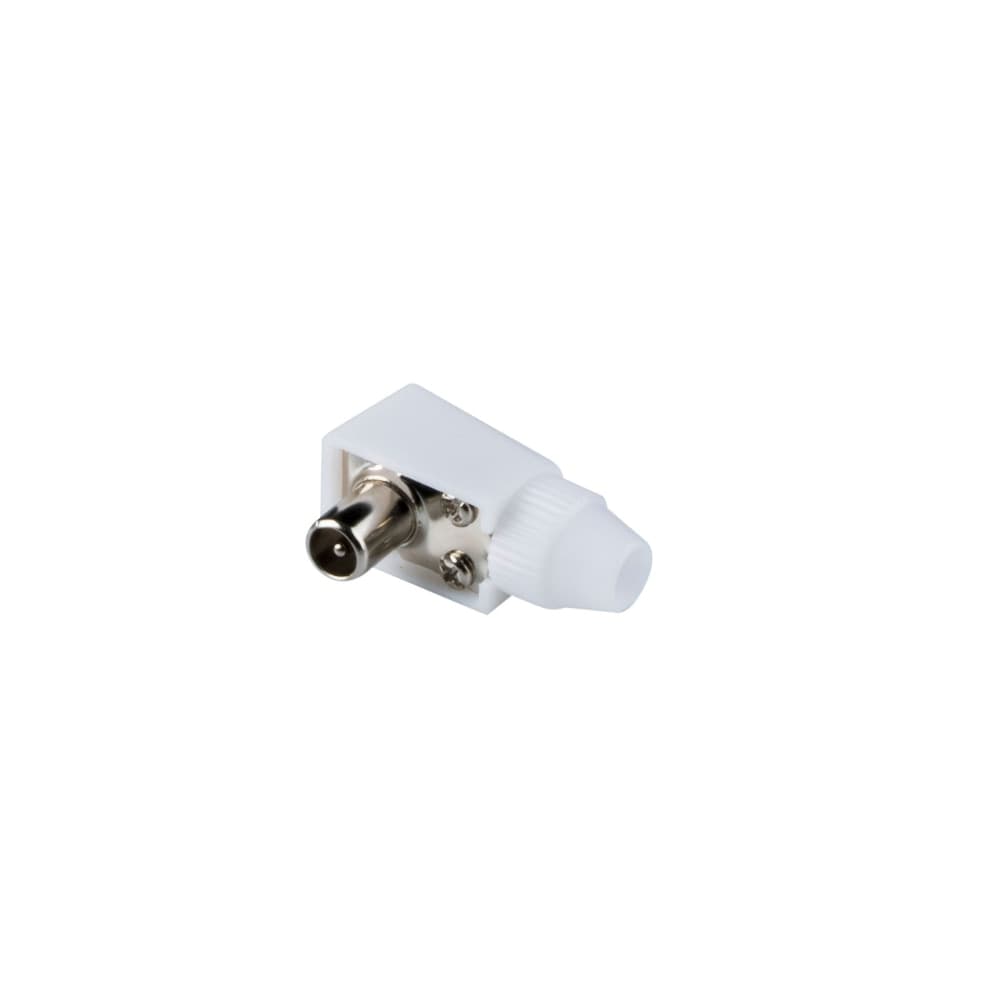 Spina TV a 90° Bianca D.95 - 1