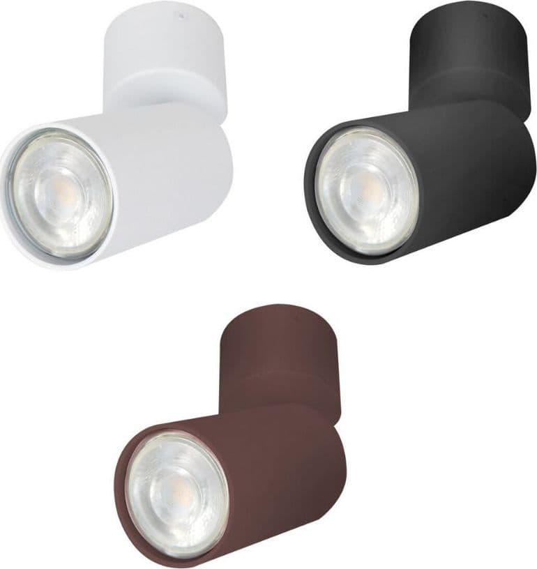 Spotlight da parete GU10 Corten- Orientabile a 360°
