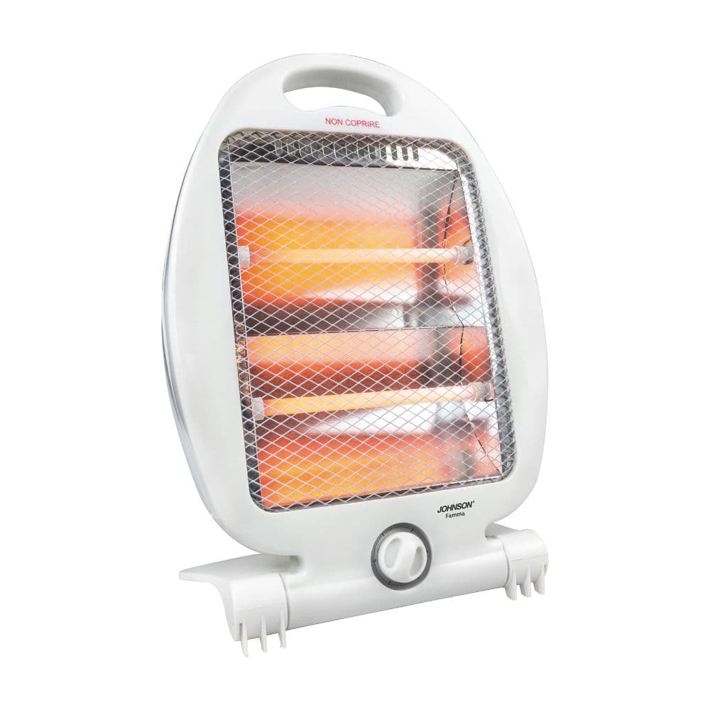 Stuffetta Fiamma con due elementi riscaldanti indipendenti - Potenza 400-800W - Base d'appoggio richiudibile