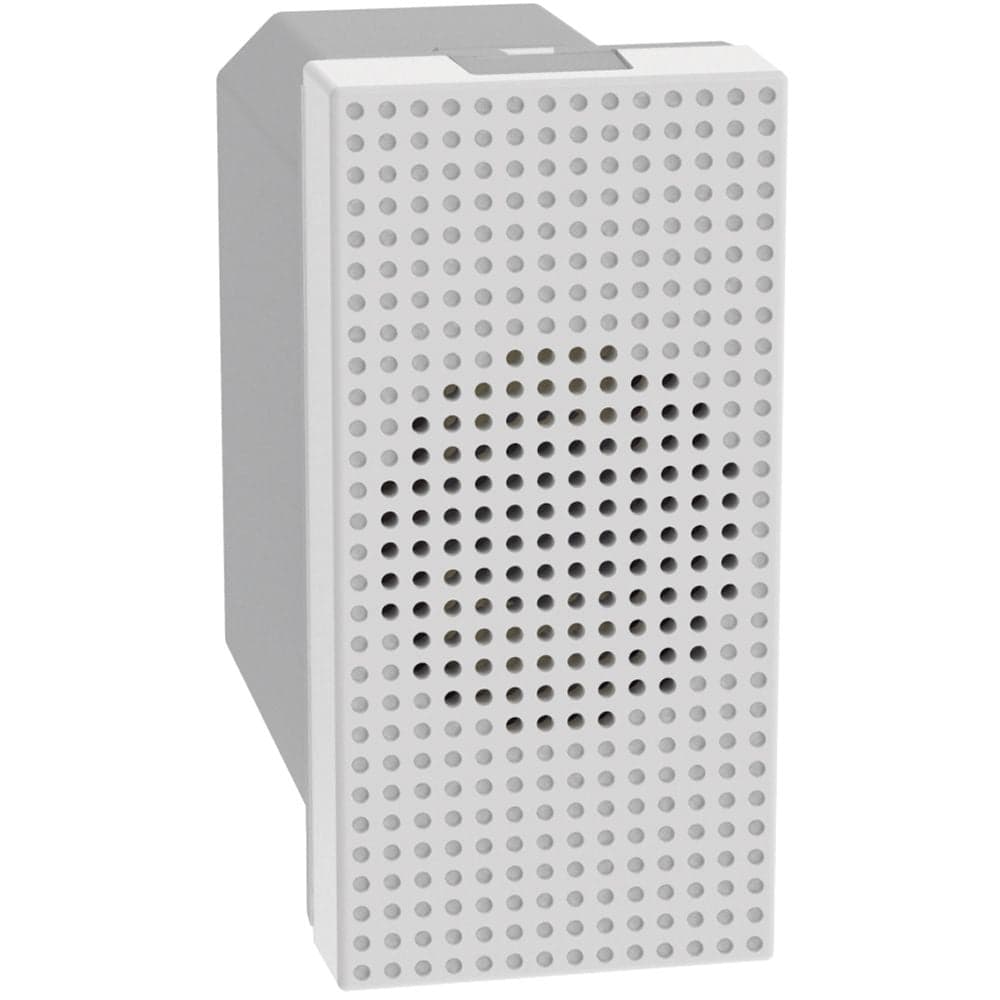 Suoneria bronzo 230Vac - 8VA - 80dB - 1 modulo - bianco - 1