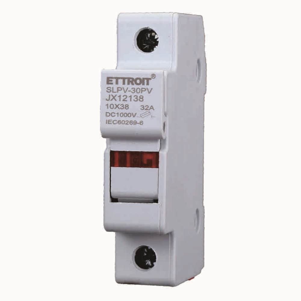 SUPPORTO PER FUSIBILI CILINDRICI BASE RT 18-32 1P - DIN 10 x 38mm AC/DC - 1