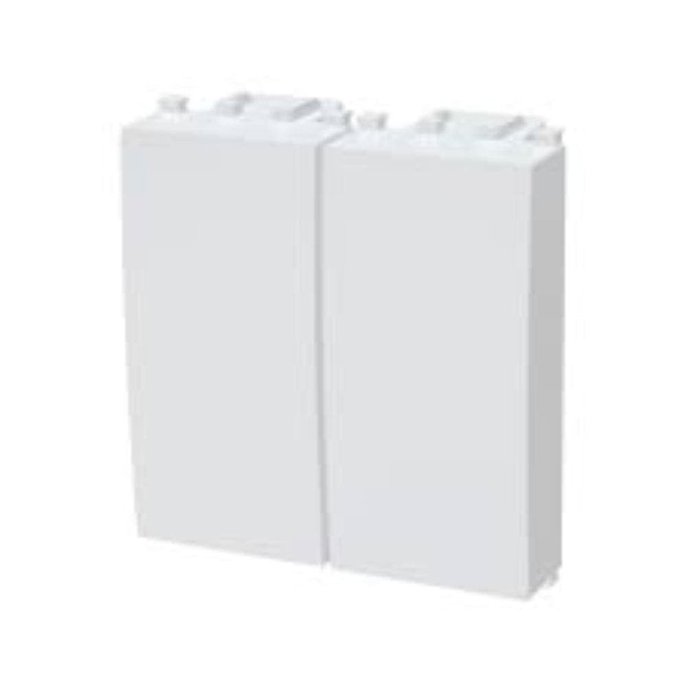 TAPPO COPRIFORO DOPPIO BIANCO comp. Plana - 1